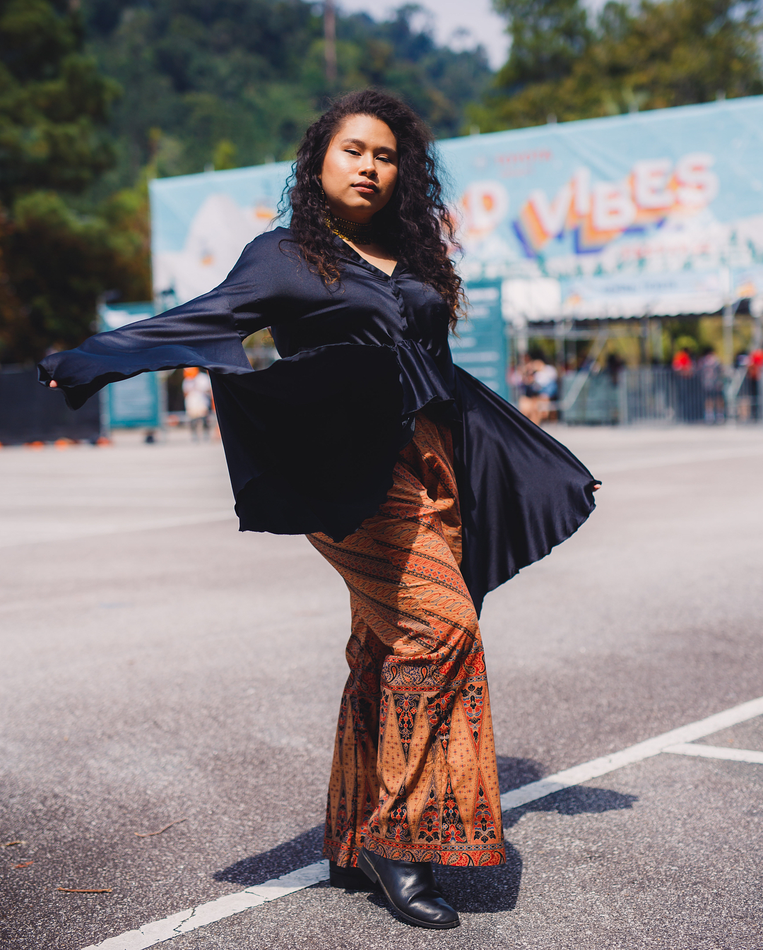 The one who rocked the traditional wear.